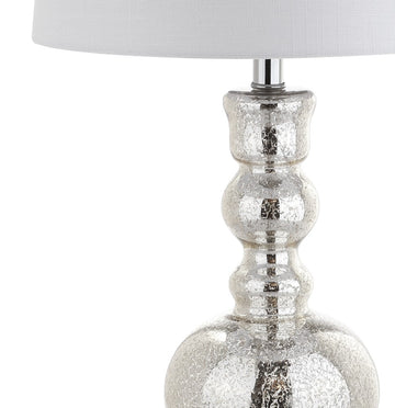 Genie 28.5" Glass LED Table Lamp - JONATHAN Y
